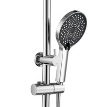 Irvine Round Twin Shower Set with 3-Function Hand Shower